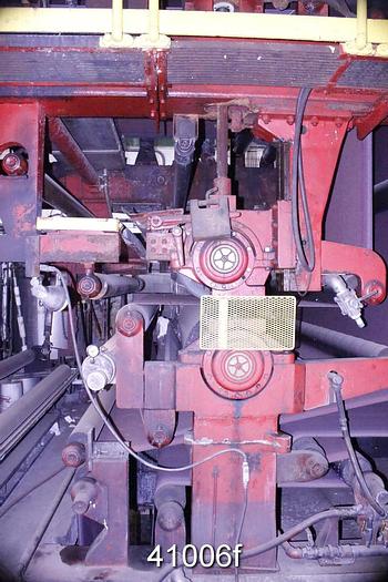 Used Manchester Plain Press 112" Face, 18" Diameter #41006