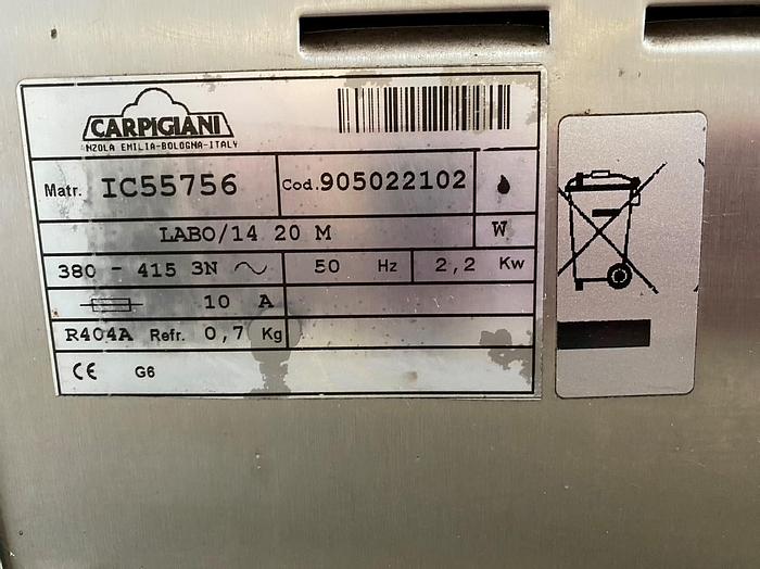 Used Carpigiani LABO/14 20 M horizontal batch freezer