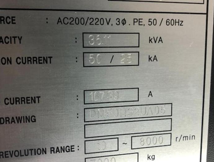 Used 2014 DOOSAN Mynx 5400 CNC Vertical Machining Center