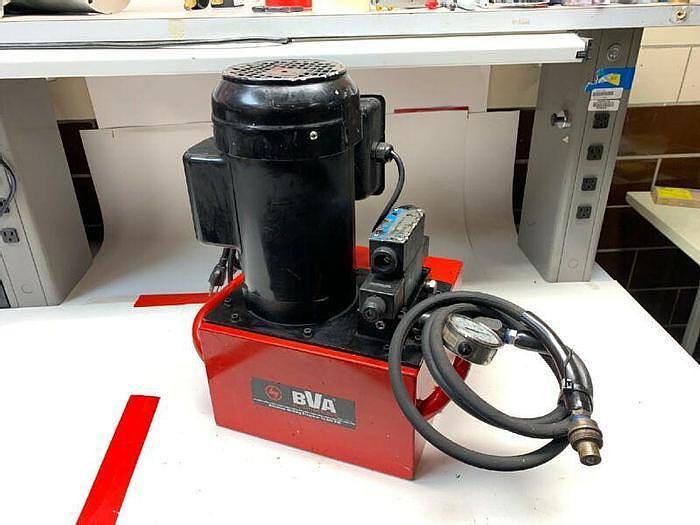 Used BVA Hydraulics PE50S3N03A 10,000 PSI Hydraulic Pump 1-1/2hp 120V 3-Gallon