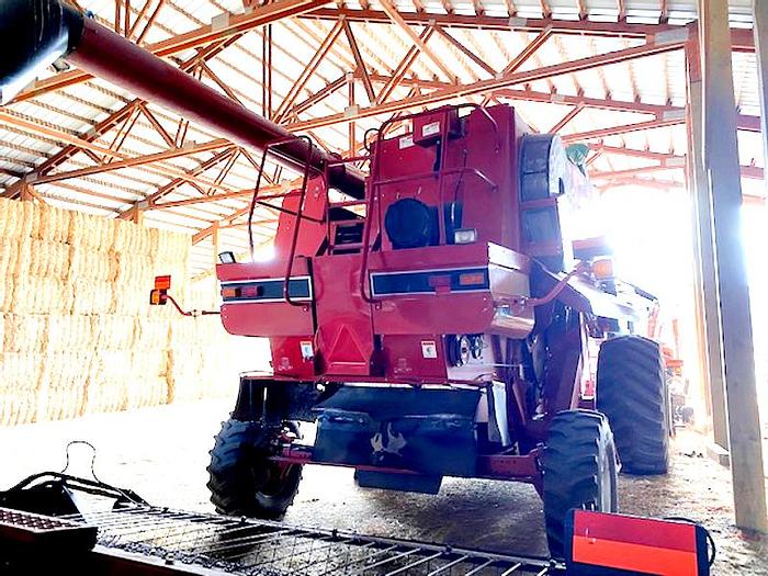 Used 2005 Case IH 2388 Combine w/ 14' Pickup Header