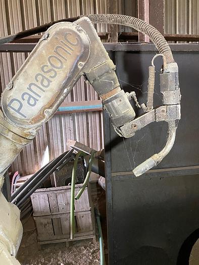 Used Panasonic Robotic Weld Cell with Rotary Table,  Panasonic YA-1NAR61 Controller