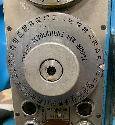 Used CARLTON 4' X 13" COLUMN RADIAL DRILL WITH 3A PRE-SELECT HEAD