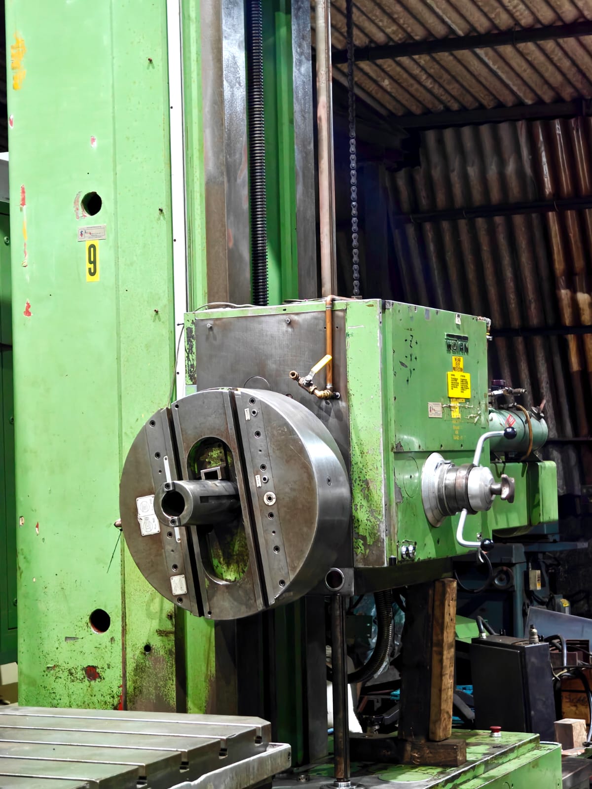 Used Wotan B120R T-Type Horizontal Boring Machine