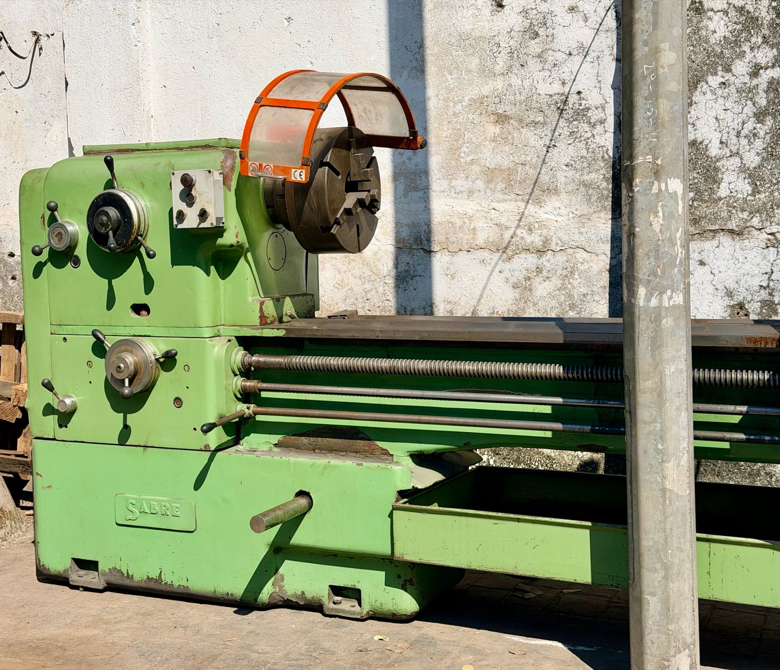 Used SABRE 4000mm Lathe Machine