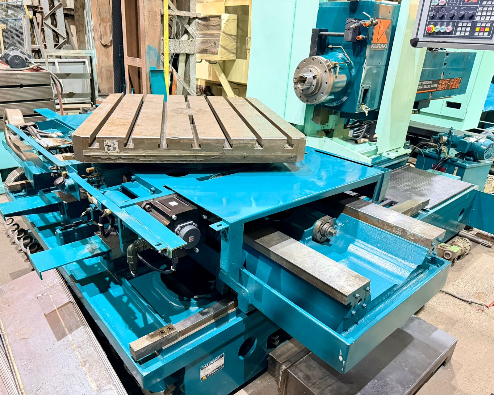 Used Kuraki KBT 10DX CNC TABLE-TYPE HORIZONTAL BORING MILLS (5 Axis)