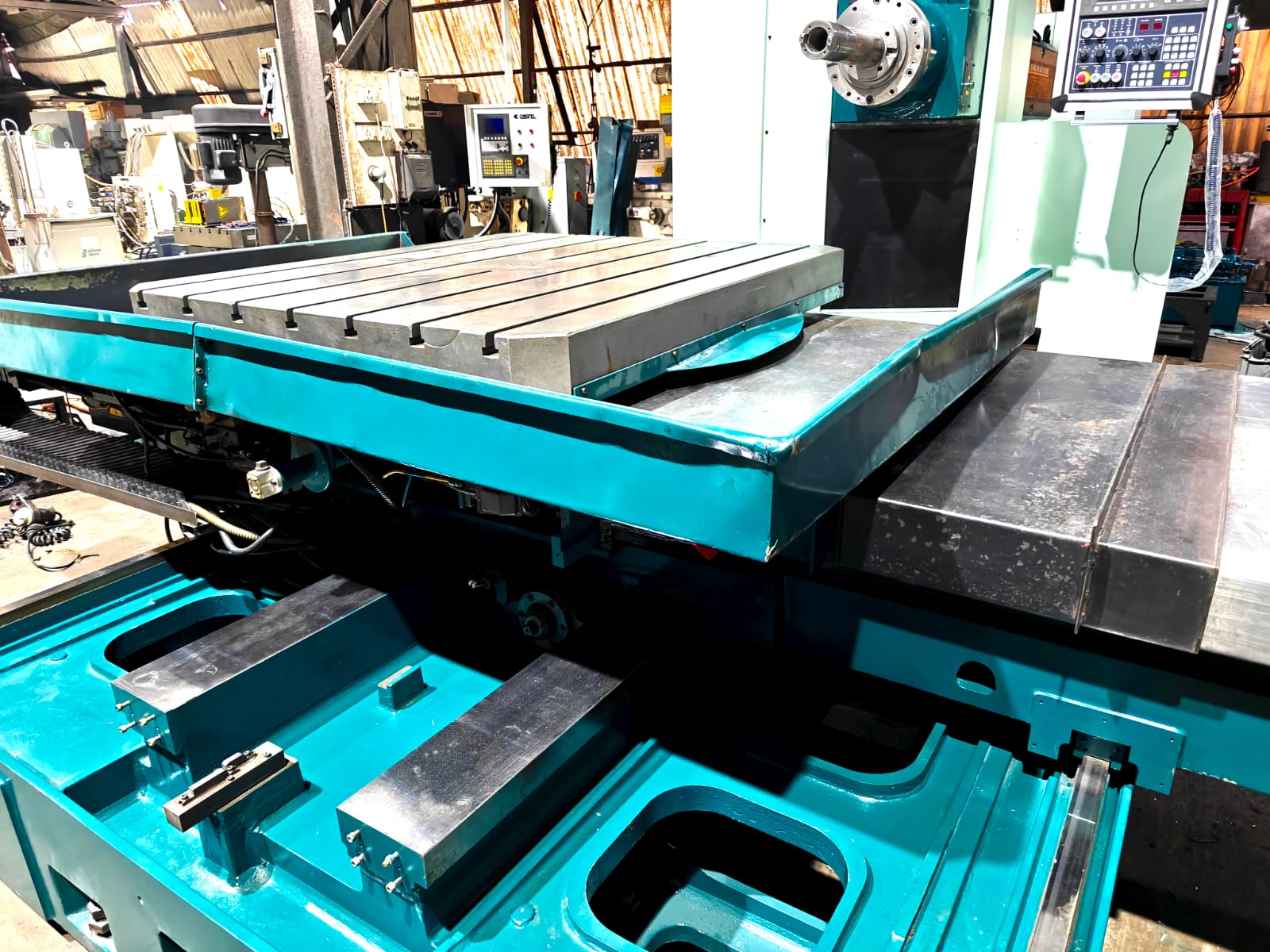 Used Kuraki KBT 11WDX CNC TABLE-TYPE HORIZONTAL BORING MILLS (5 Axis)