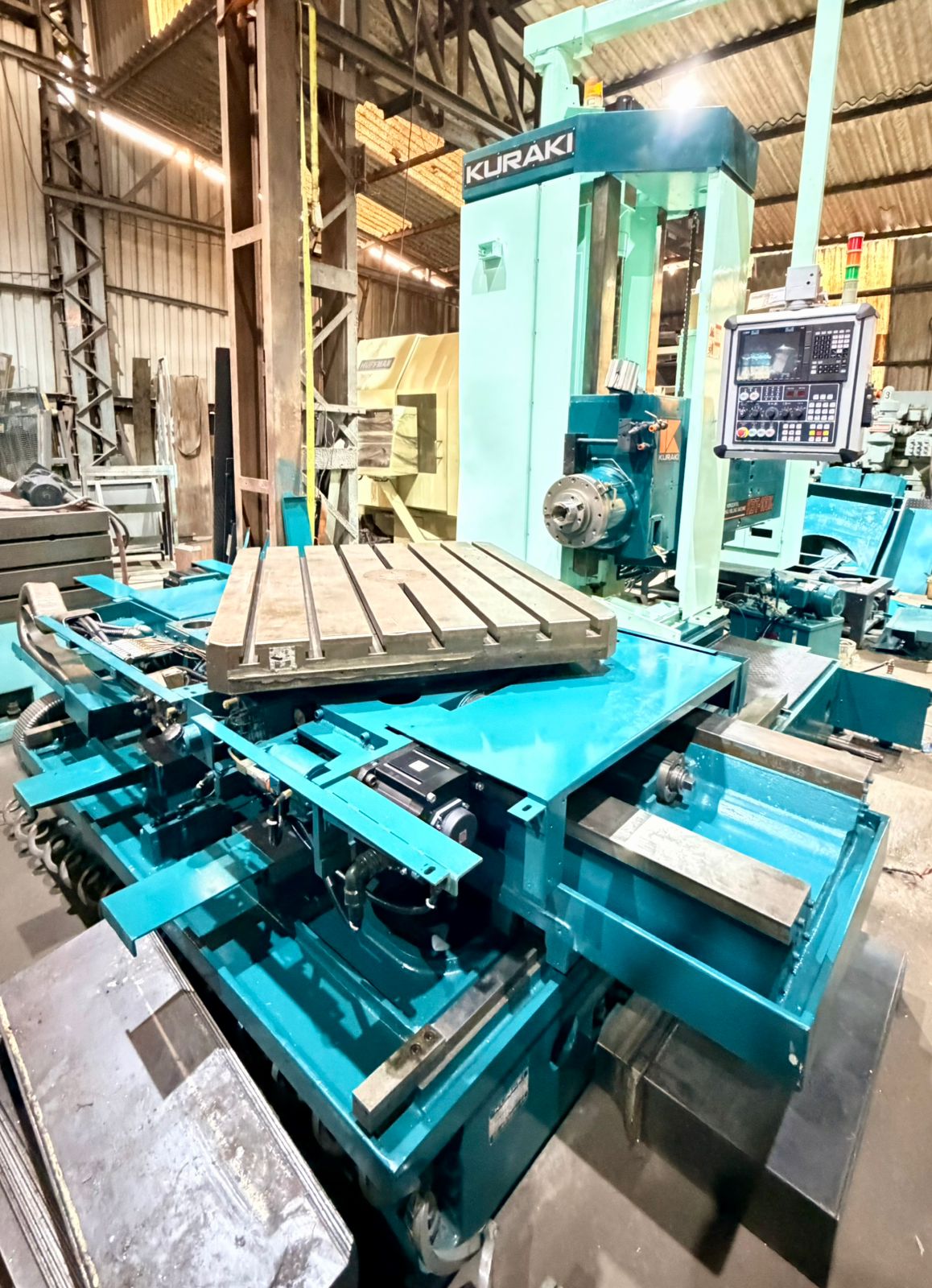 Used Kuraki KBT 10DX CNC TABLE-TYPE HORIZONTAL BORING MILLS (5 Axis)