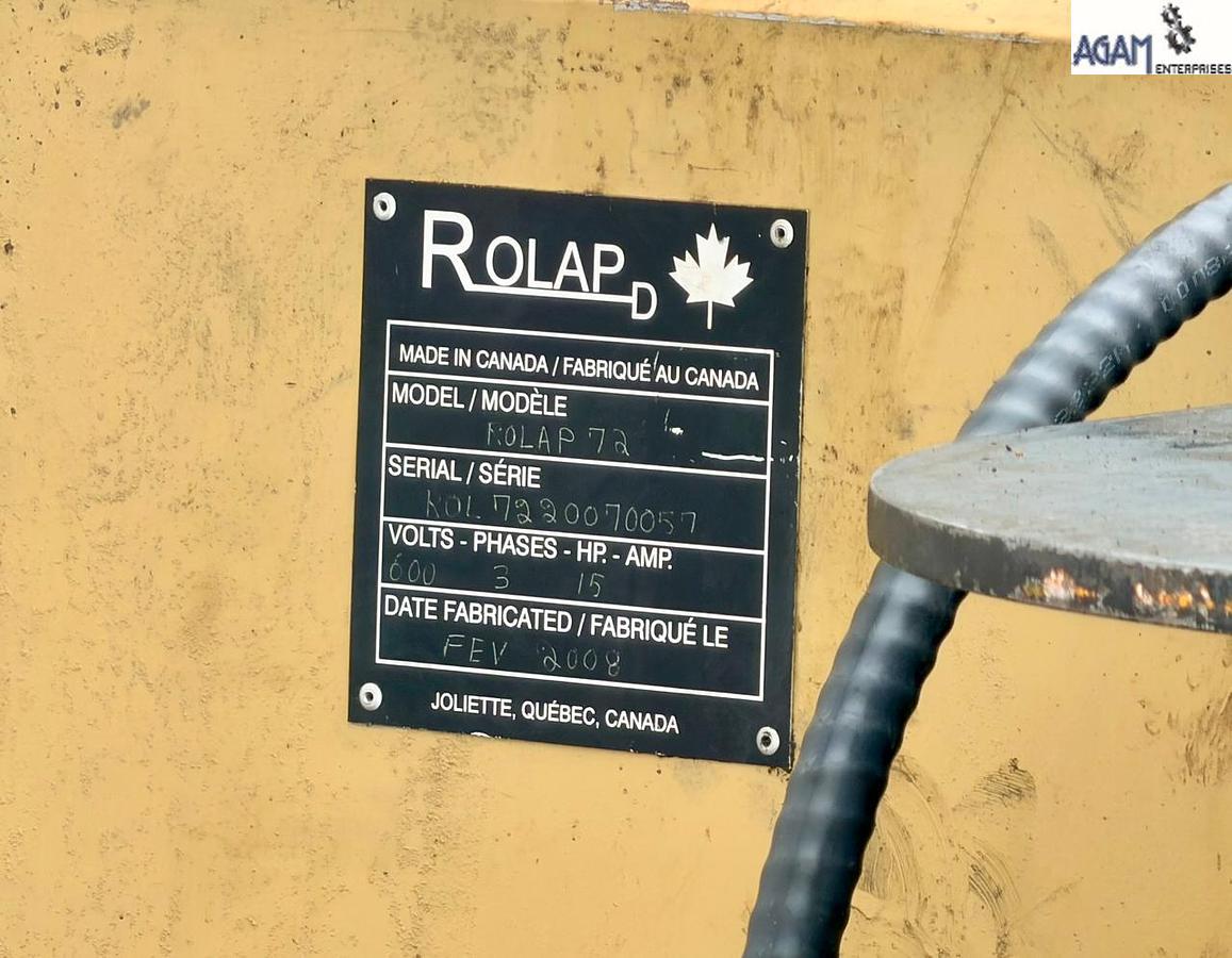 Used ROLAP 72" LAPPING MACHINE