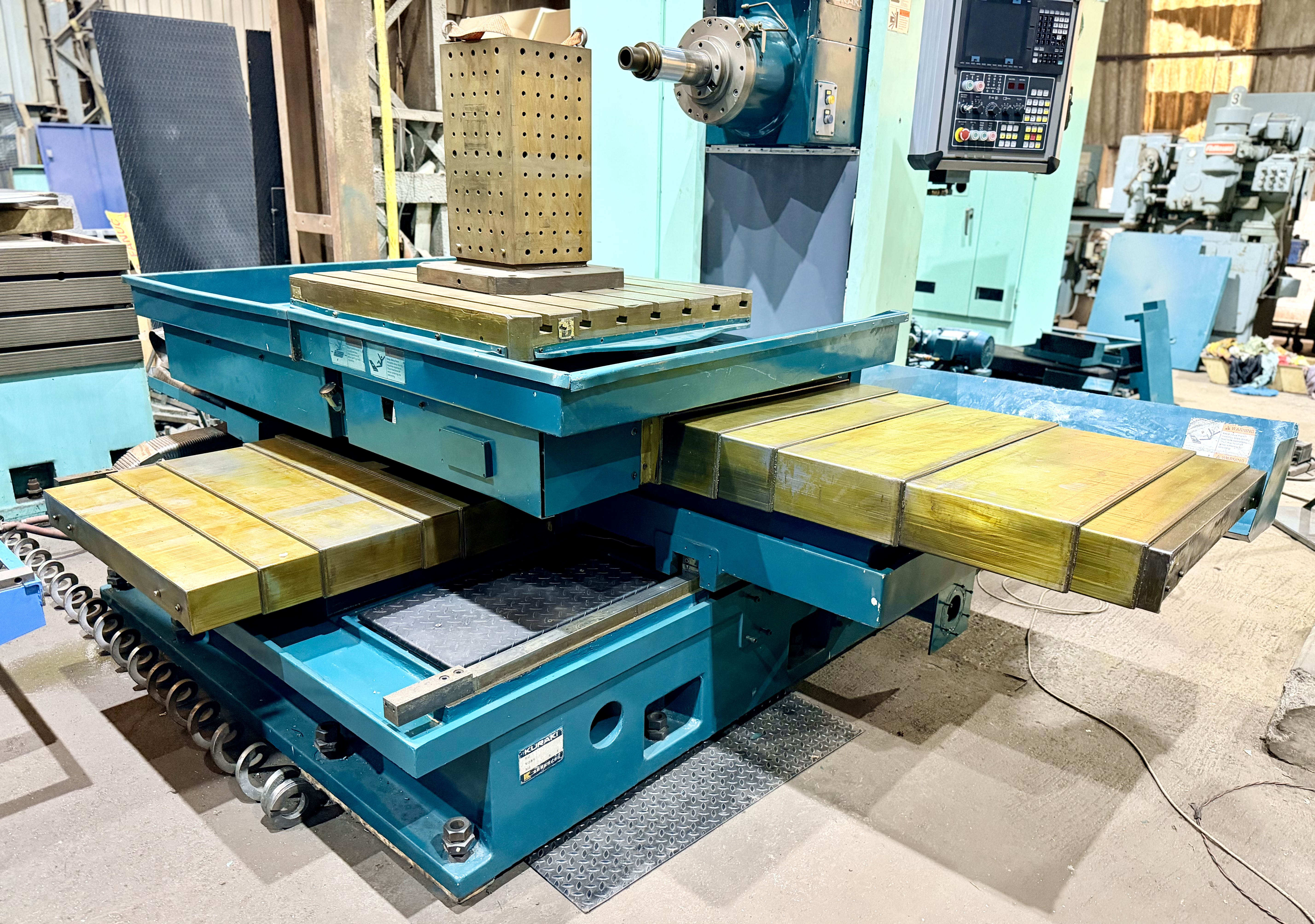 Used Kuraki KBT 10DX CNC TABLE-TYPE HORIZONTAL BORING MILLS (5 Axis)