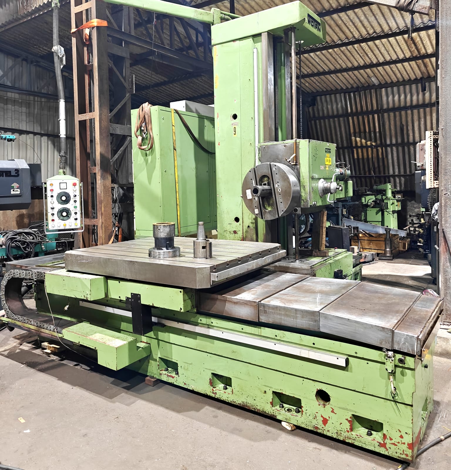 Used Wotan B120R T-Type Horizontal Boring Machine