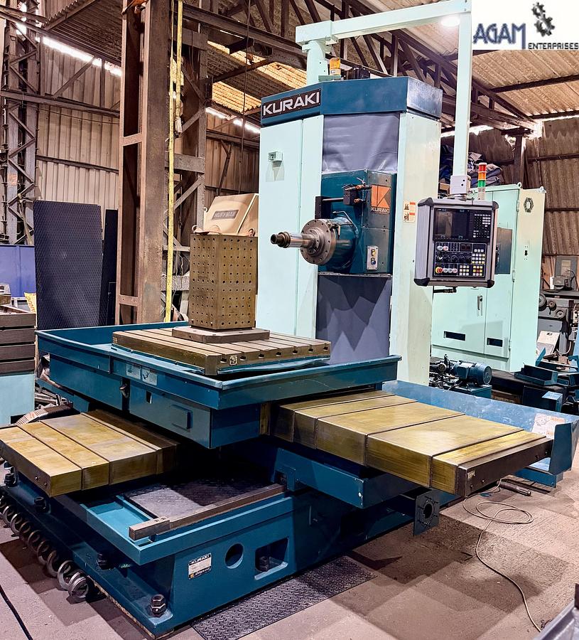Used Kuraki KBT 10DX CNC TABLE-TYPE HORIZONTAL BORING MILLS (5 Axis)