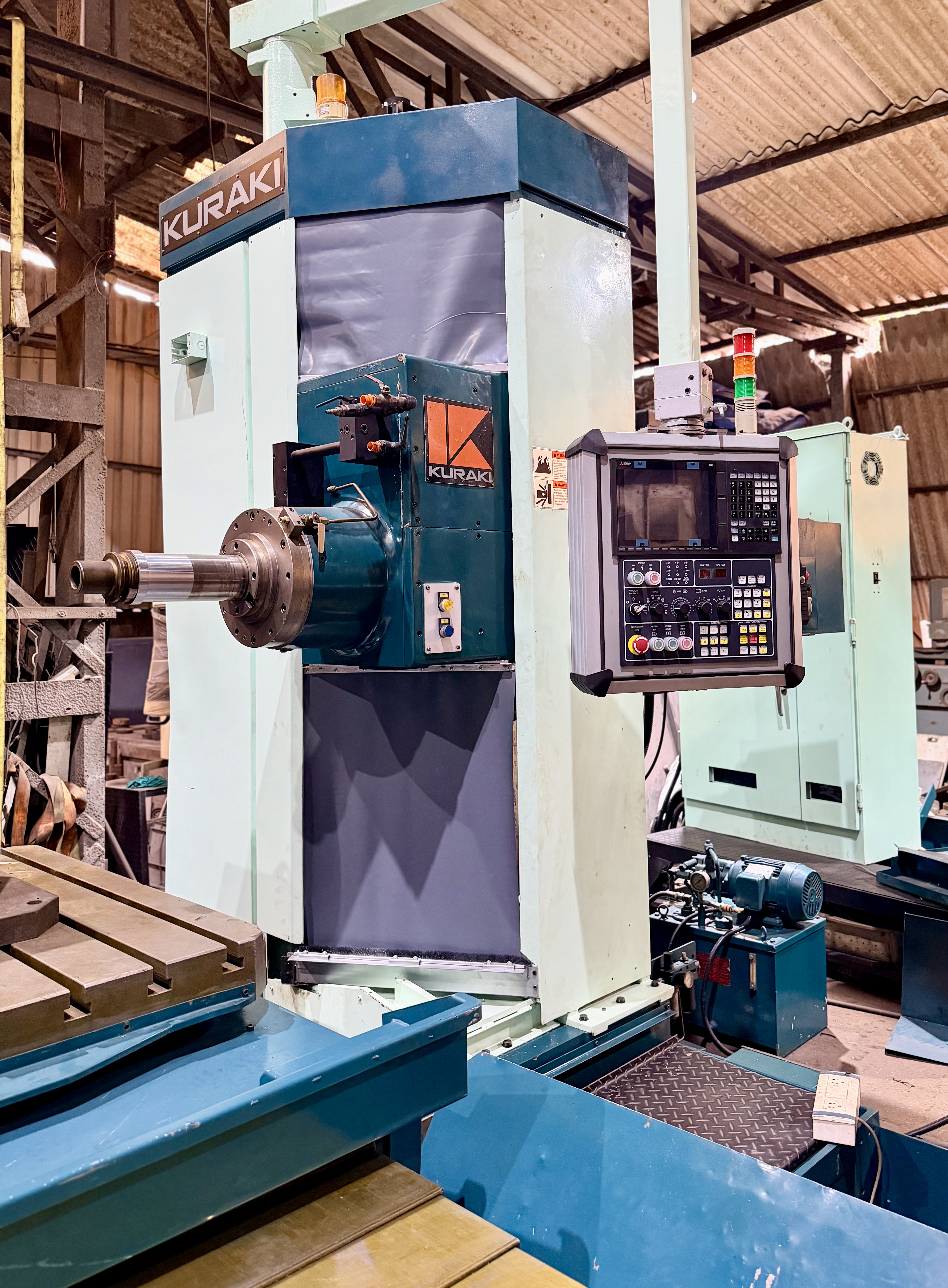 Used Kuraki KBT 10DX CNC TABLE-TYPE HORIZONTAL BORING MILLS (5 Axis)