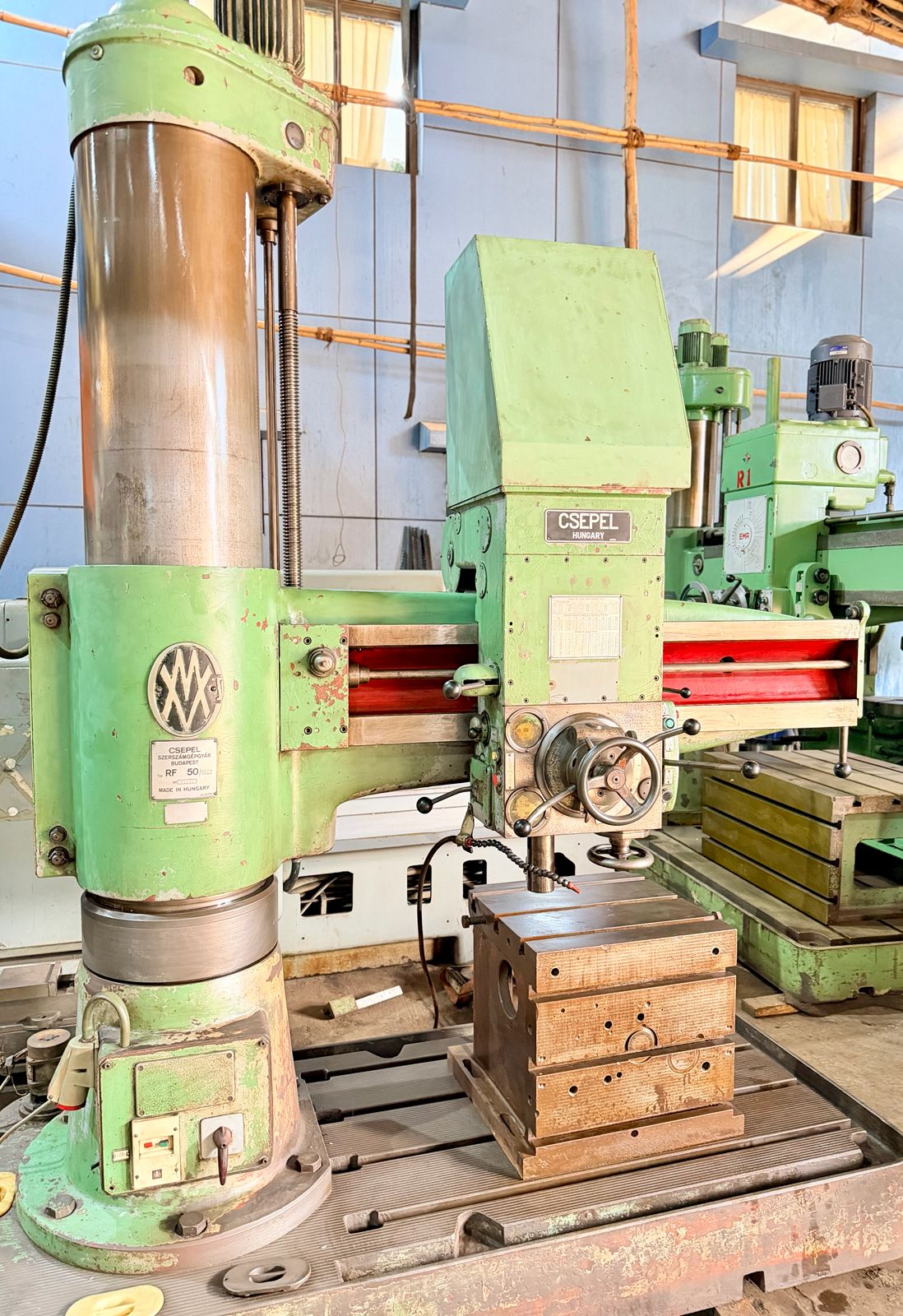 Used Csepel RF50 / 1250 Radial Drilling Machine