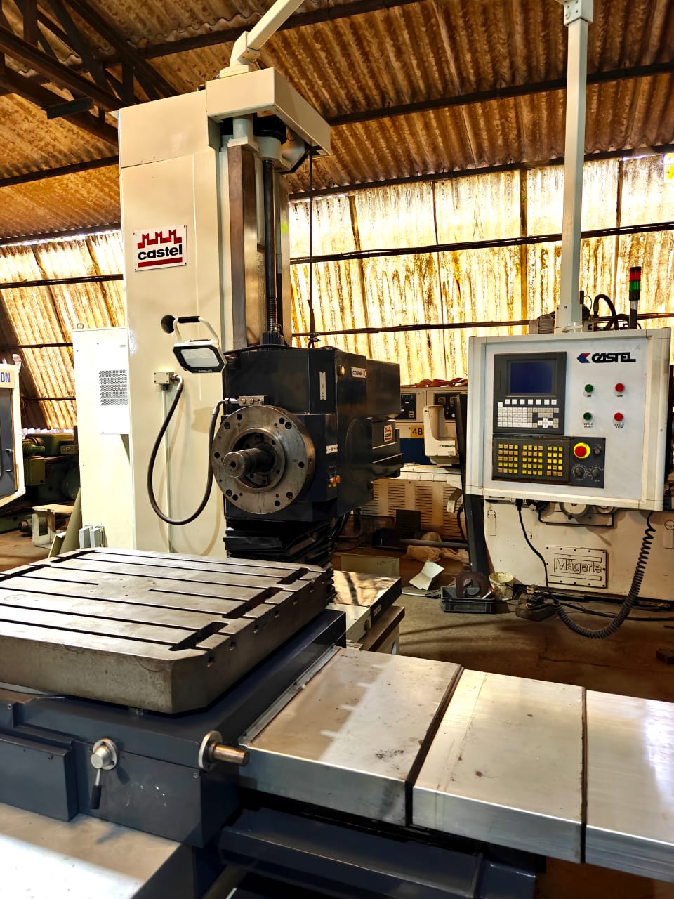 Used CASTEL 2 CNC Horizontal Boring Machine (5 Axis)