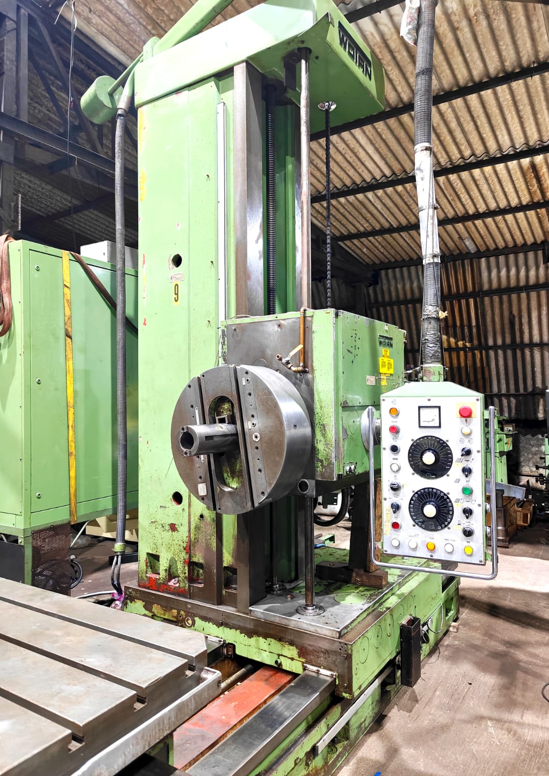 Used Wotan B120R T-Type Horizontal Boring Machine