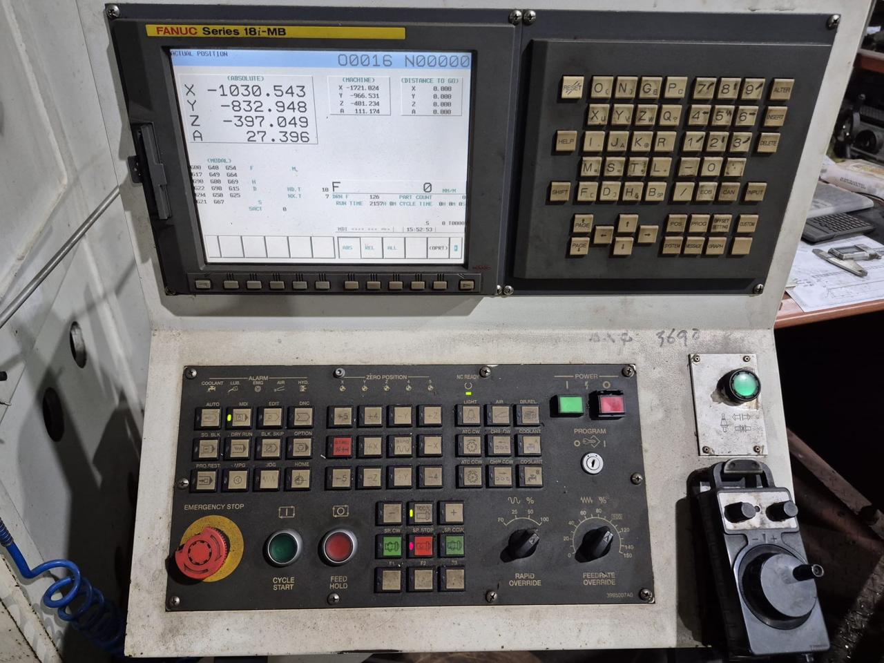 Used Leaderway LX3220 Double Column Vertical Machining Center