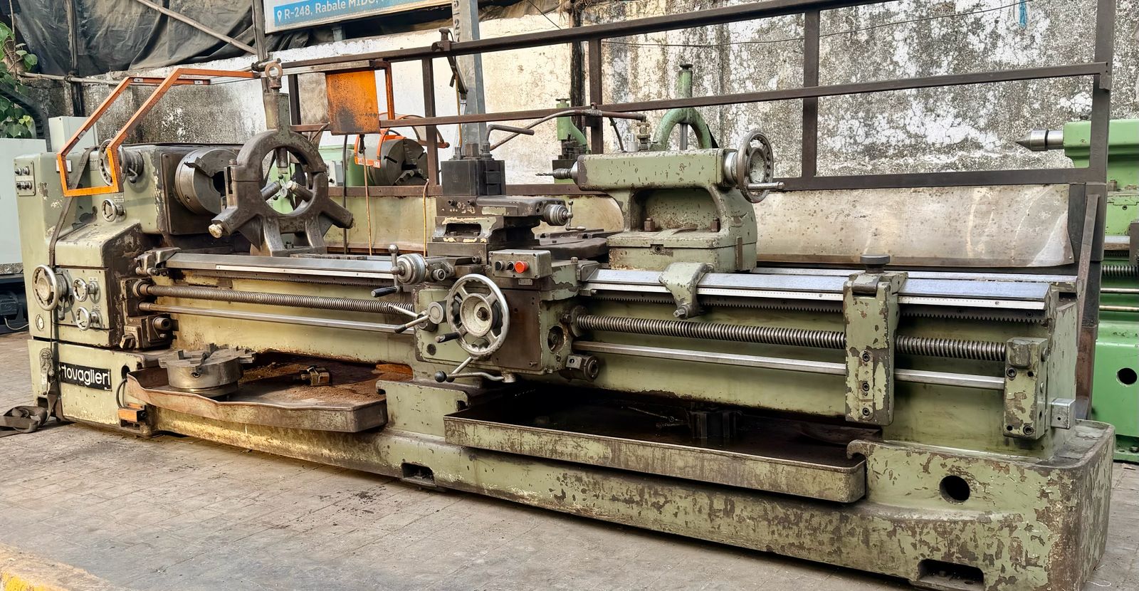 Used Tovagliere 3000 mm Lathe Machine