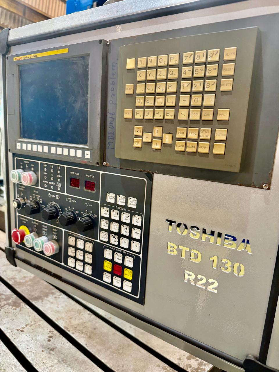 Used Toshiba BTD 130.R22 CNC Horizontal Boring Machine