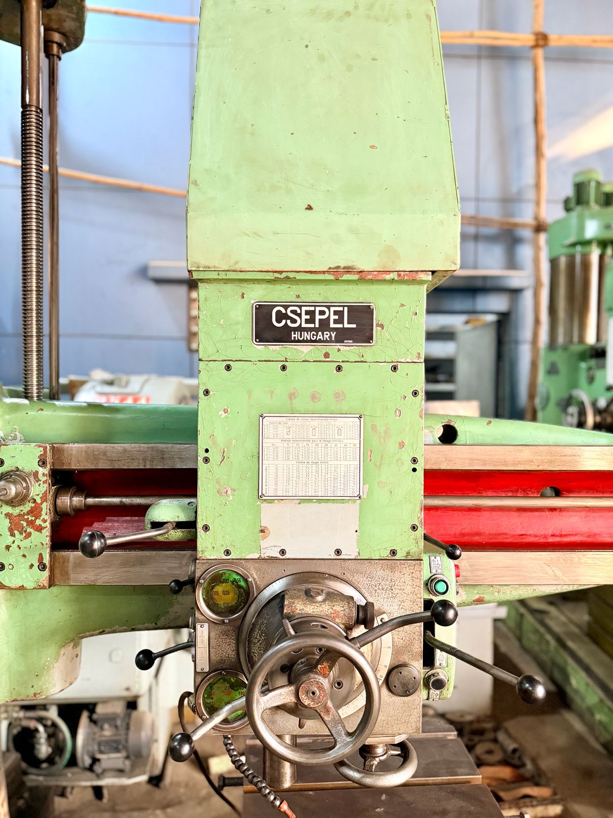 Used Csepel RF50 / 1250 Radial Drilling Machine