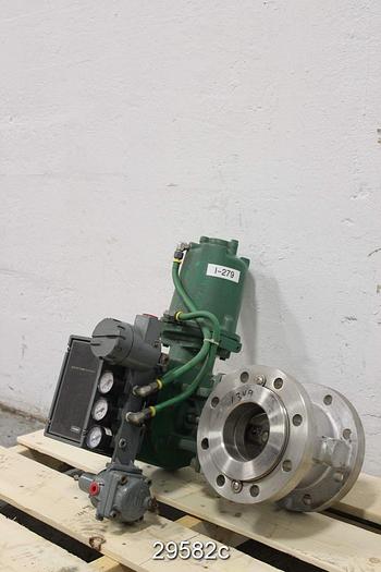 Used Fisher V150 4" V-Ball Control Valve #29582