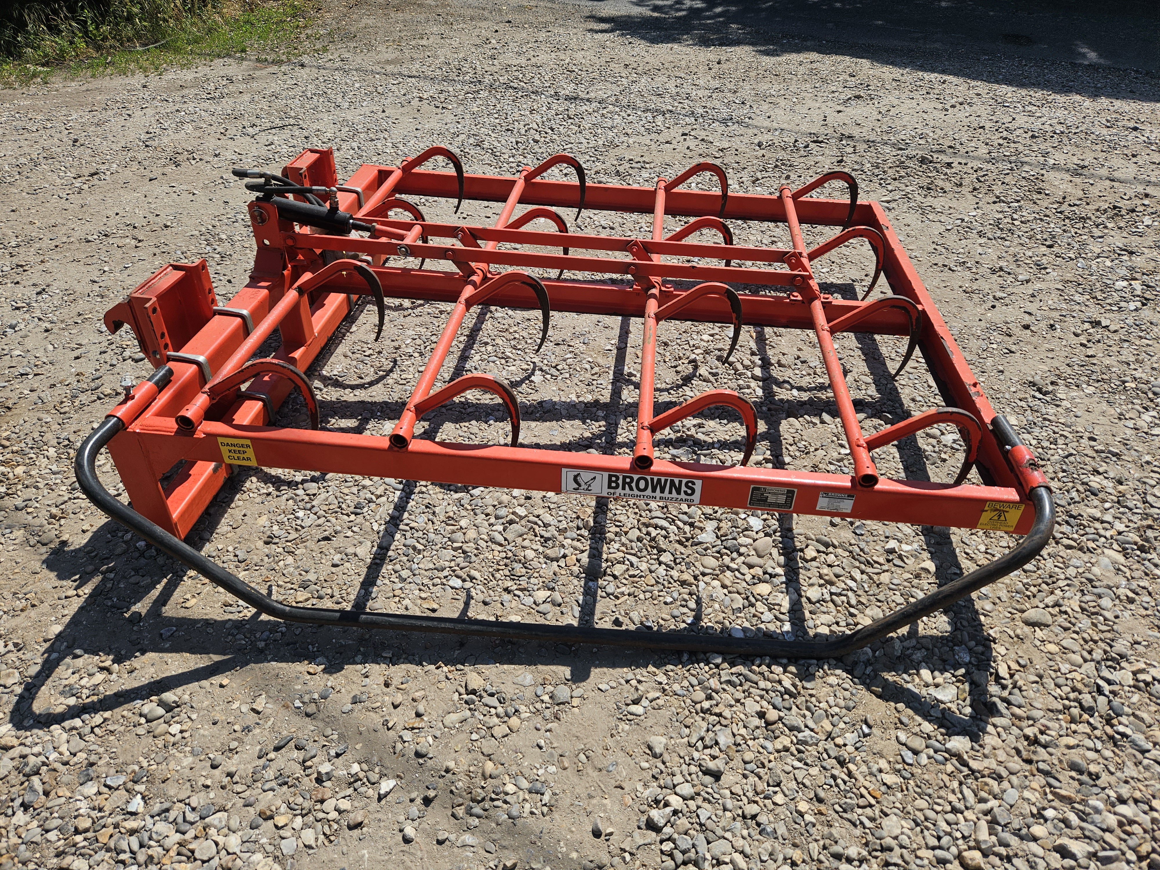 Used Browns Buzzard Flat 8 Bale Grab