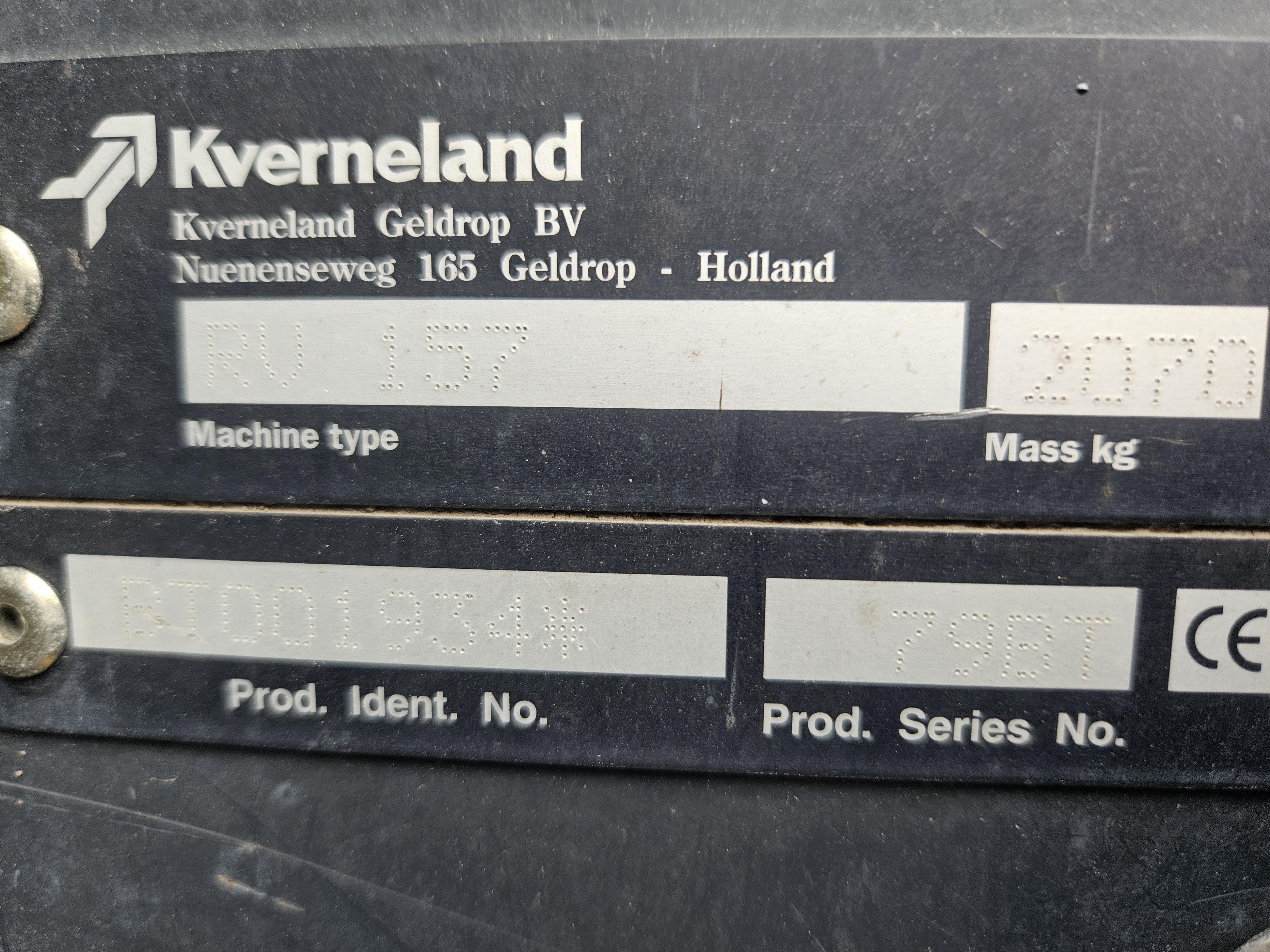 Used Vicon Kverneland RV157 Round Baler