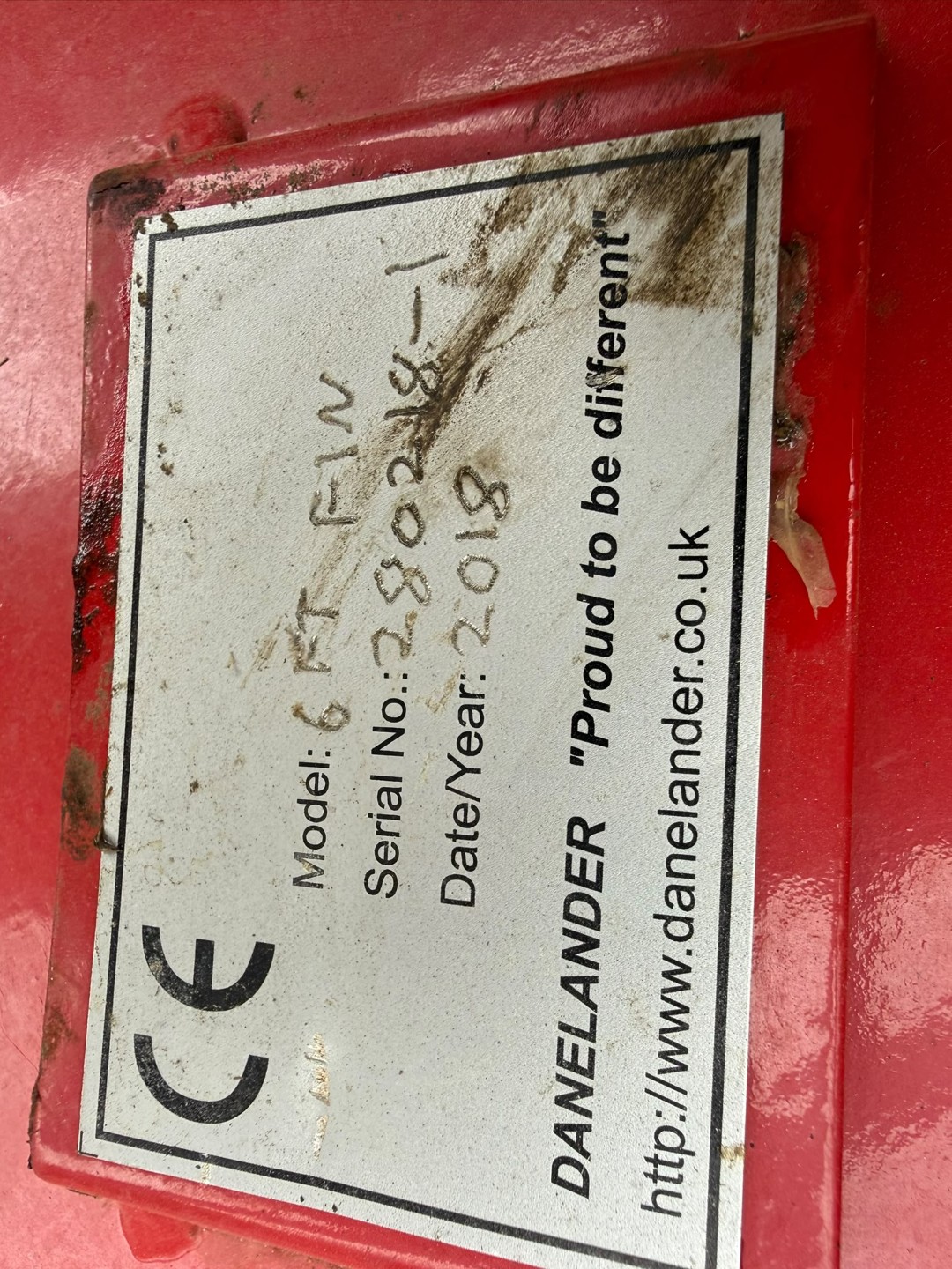 Used Danelander Finishing Mower