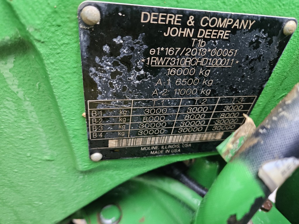 Used John Deere 7310R 4wd Tractor
