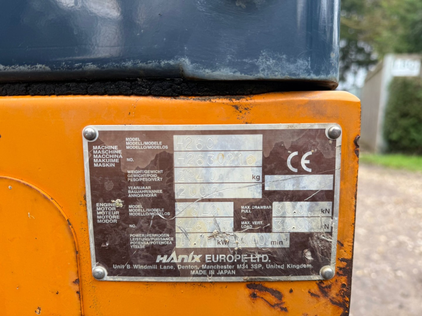 Used Hanix H26C Excavator