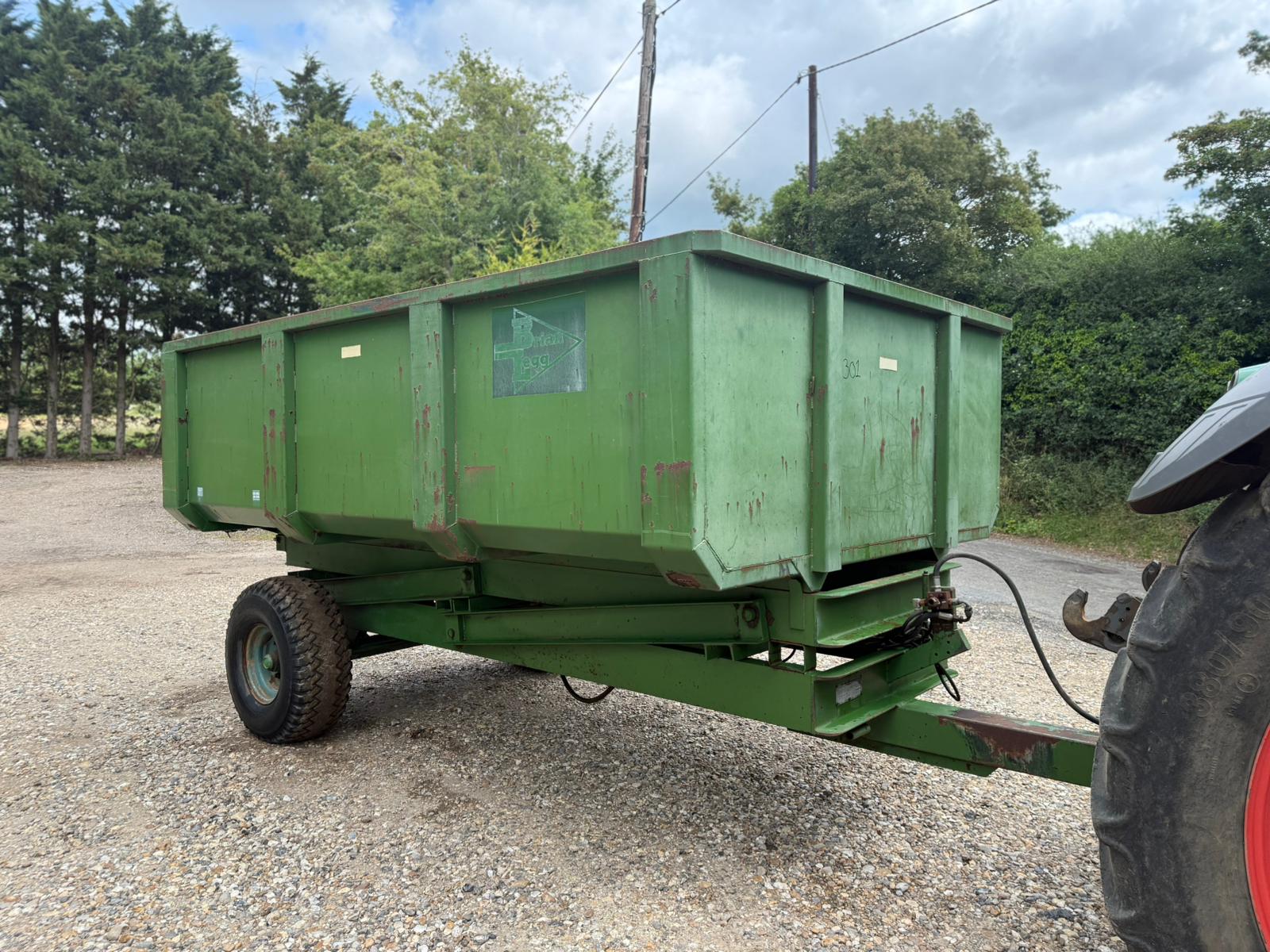 Used Brian Legg High Lift Tipping Trailer