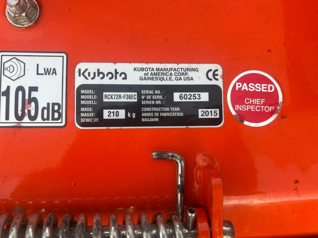 Used Kubota Mower Deck