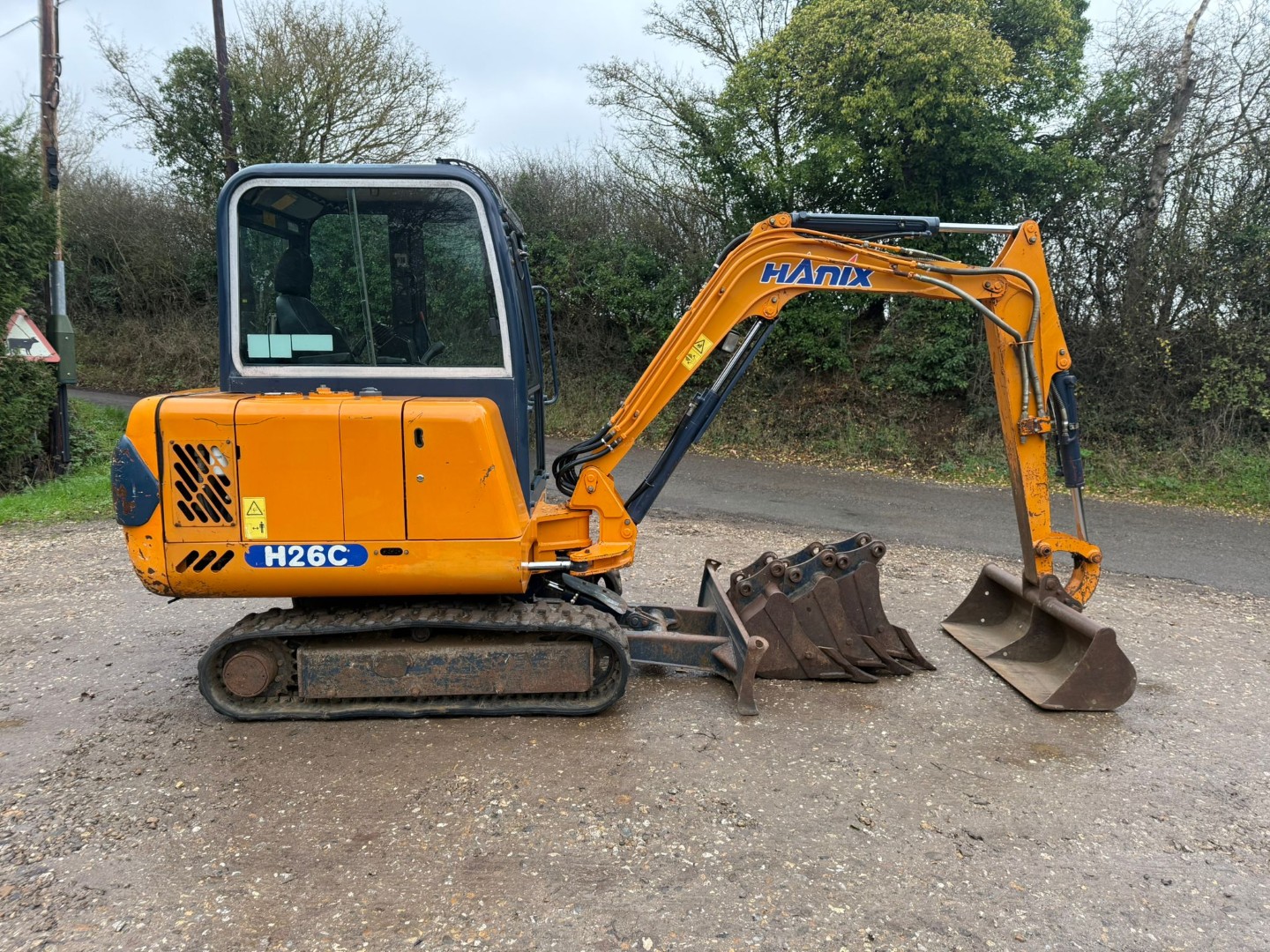 Used Hanix H26C Excavator