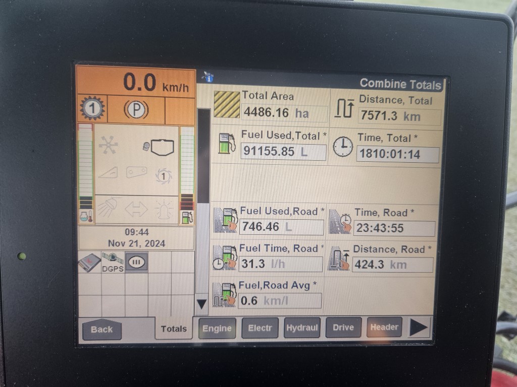 Used Case 9010 Combine Harvester