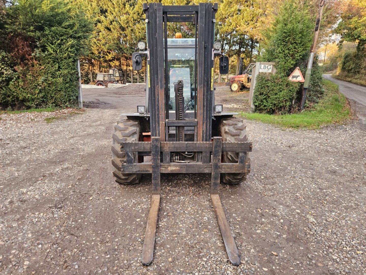 Used Ausa C250H Compact Terrain Forklift