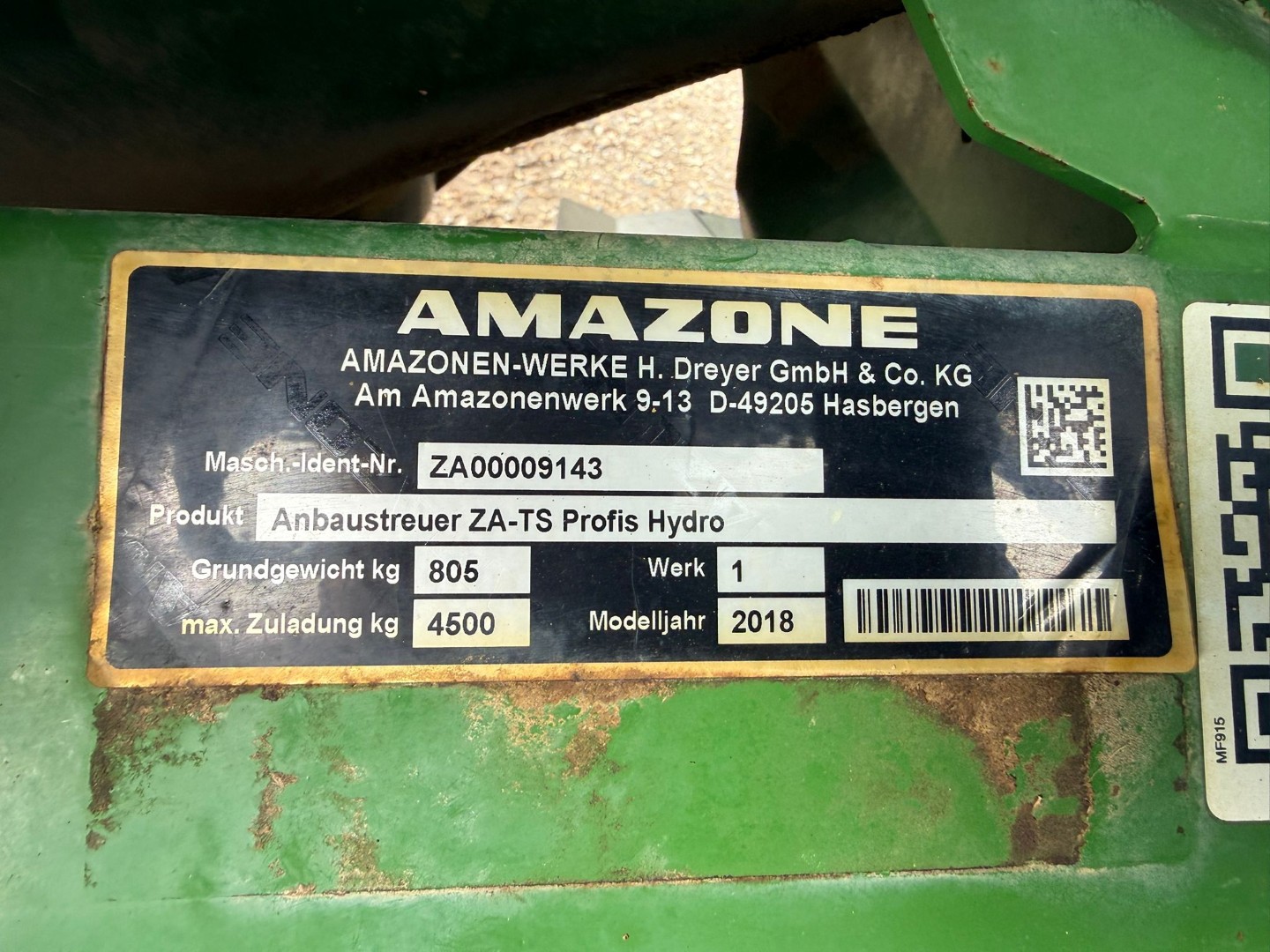 Used Amazone ZA-TS 4200 Profis Hydro Fertiliser Spreader