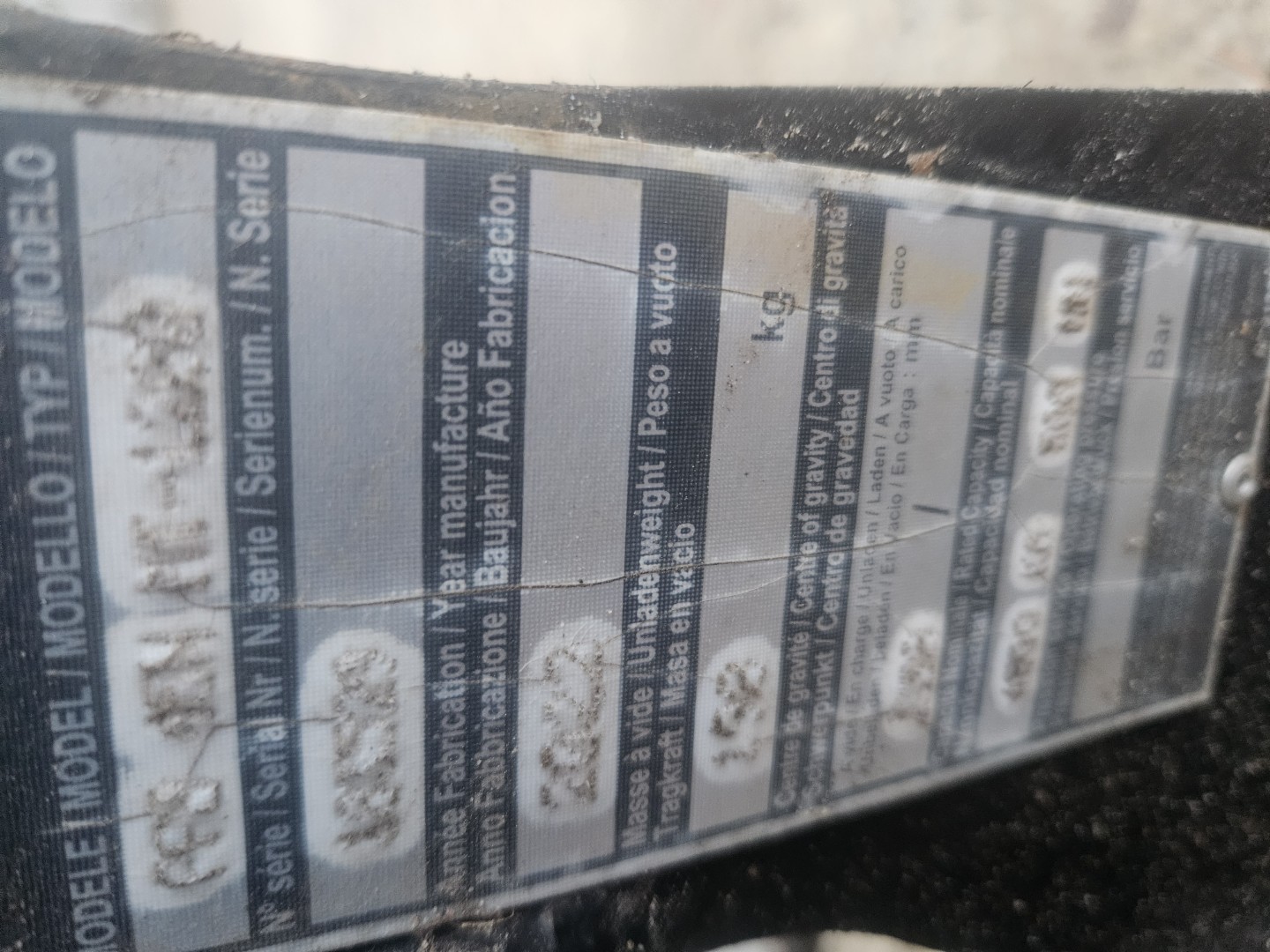 Used Manitou Pallet Tines