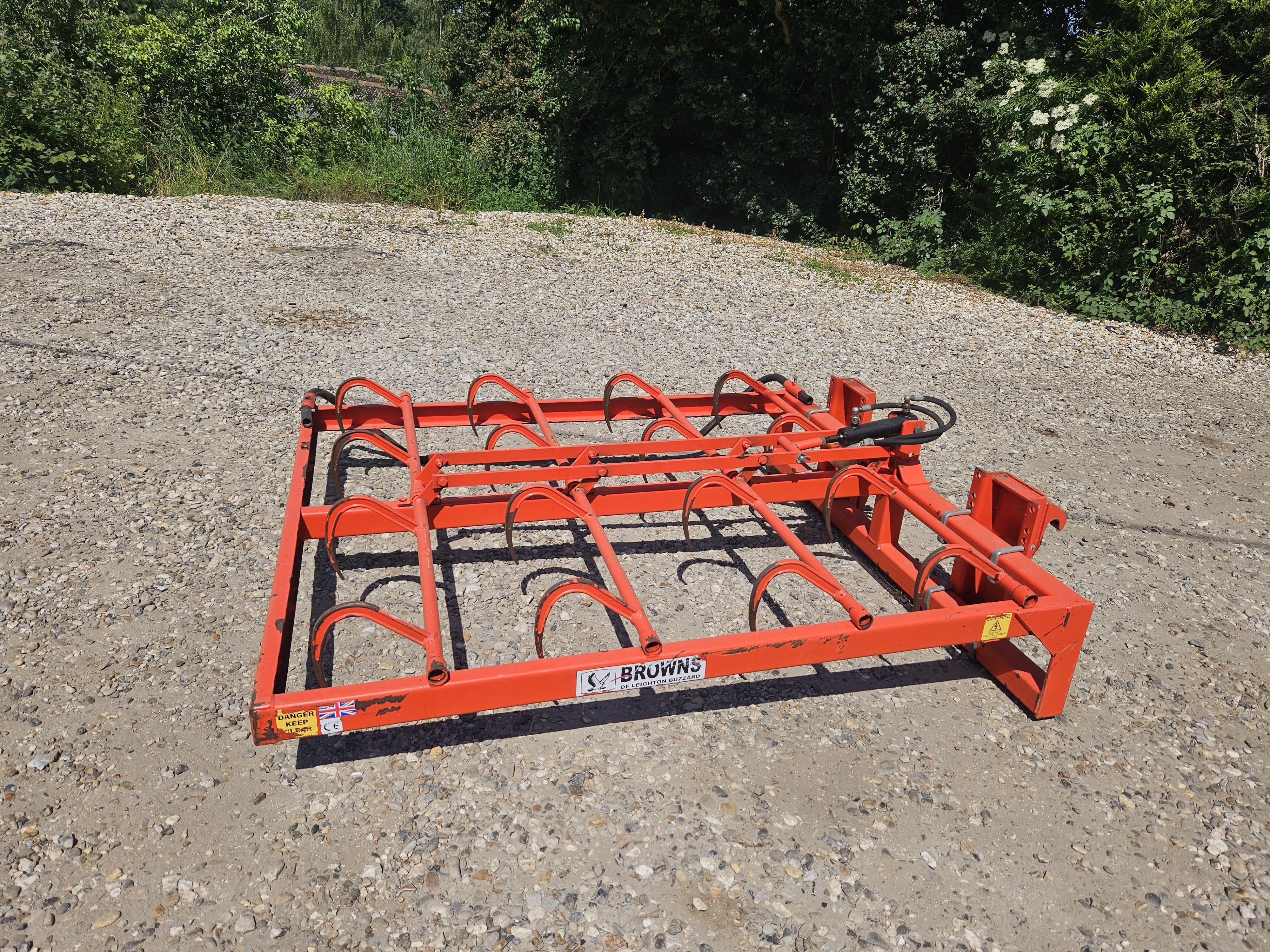 Used Browns Buzzard Flat 8 Bale Grab