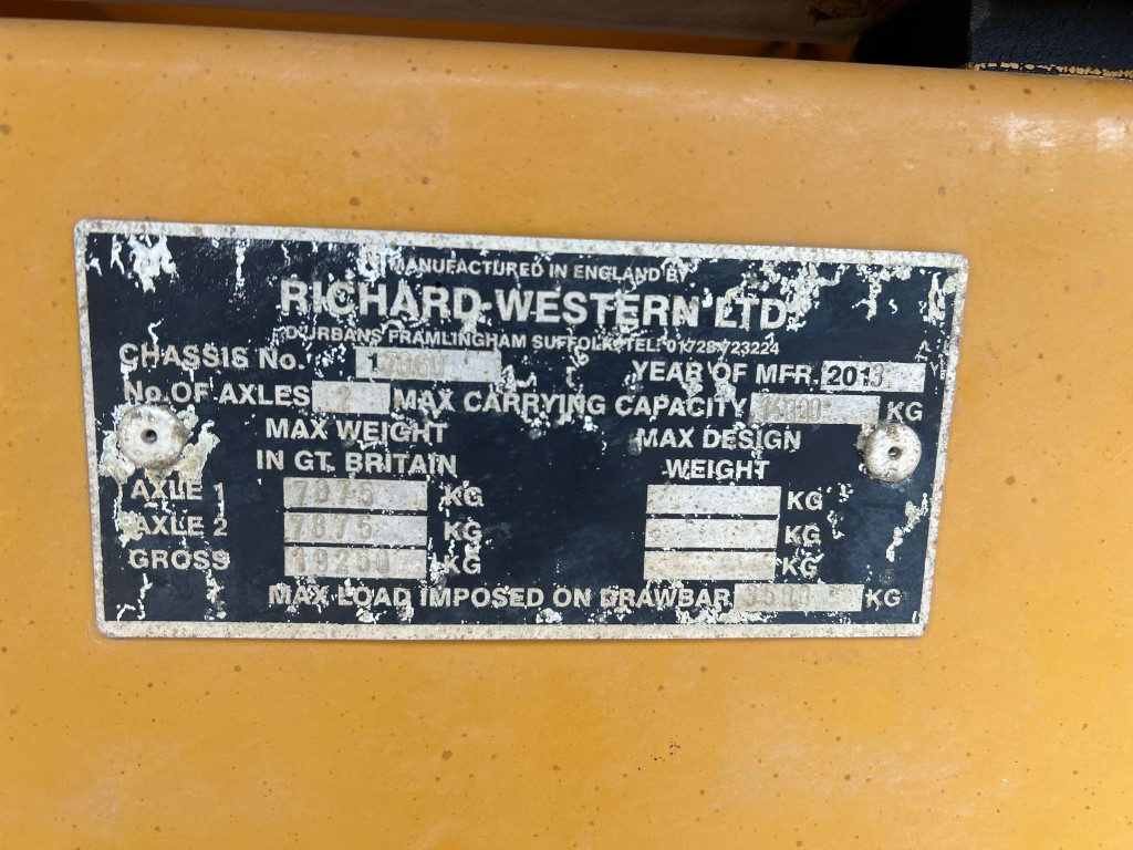 Used Richard Western DU 14HS Dump Trailer