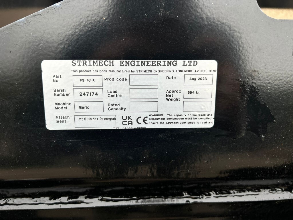 Used Strimech Muck Grab