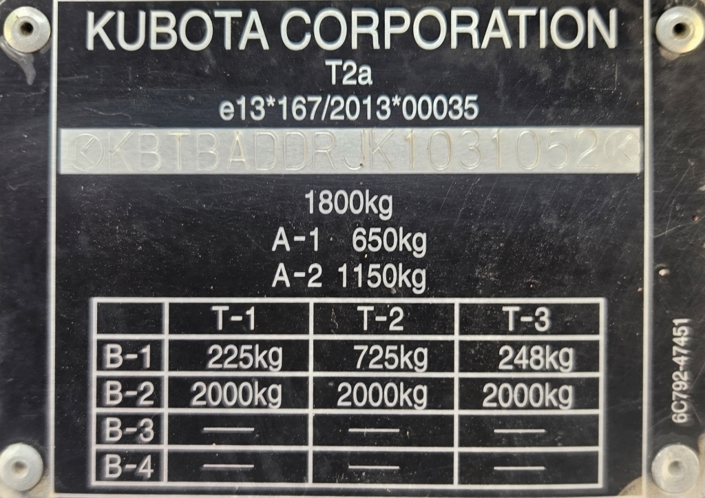 Used Kubota B1241 Compact Tractor