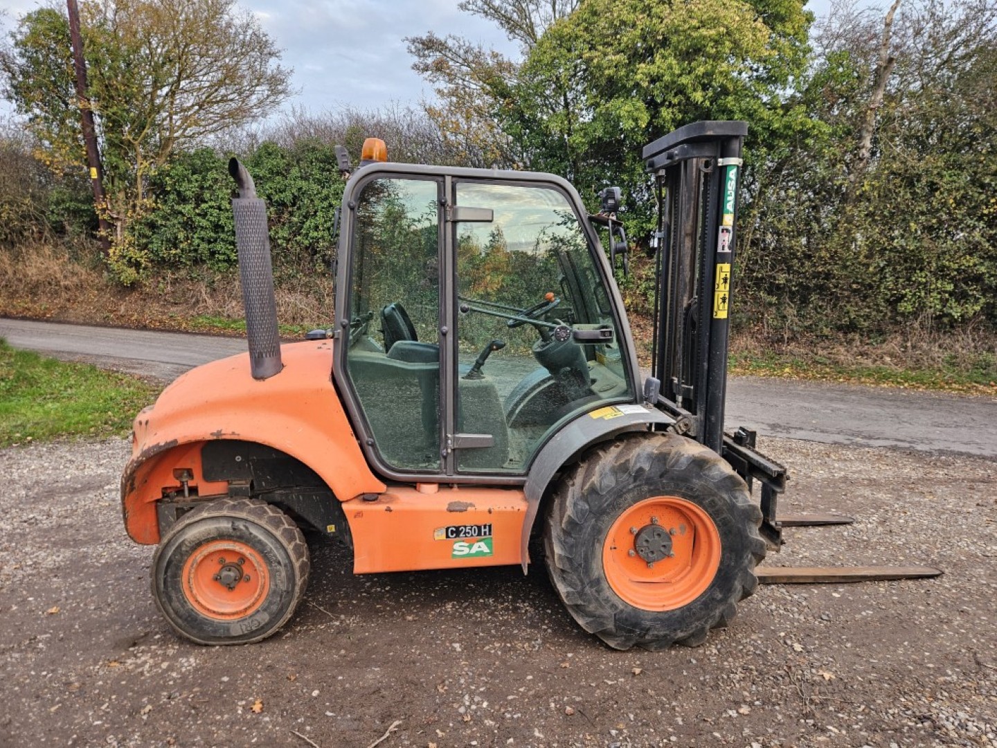 Used Ausa C250H Compact Terrain Forklift