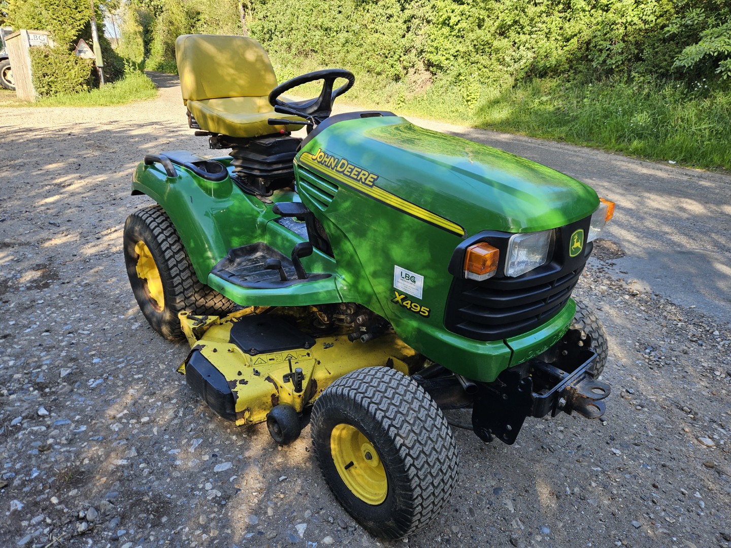 Used John Deere X495 Ride On Mower