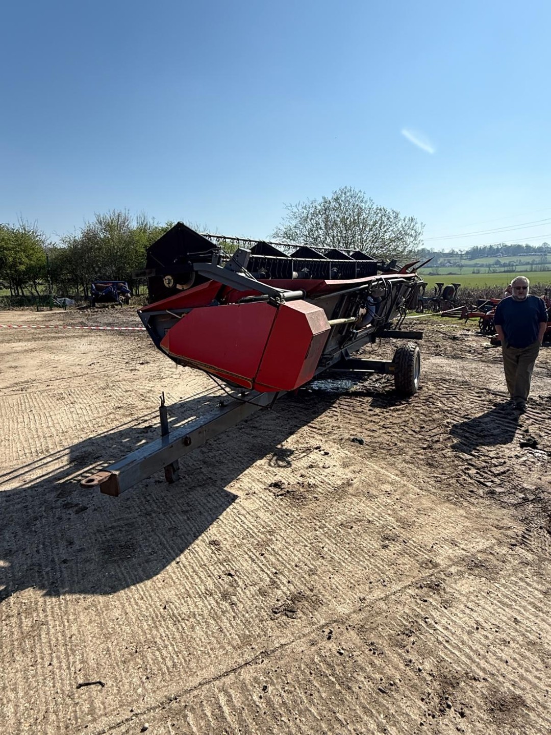 Used Massey Ferguson 7272 Combine Harvester