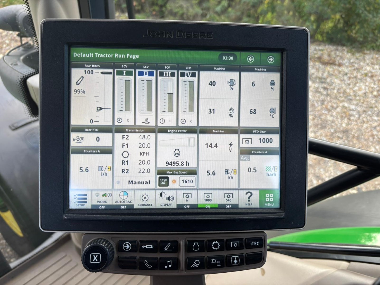 Used John Deere 6215R 4wd Tractor