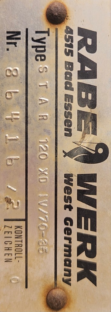 Used Rabe Star 120 XD Plough