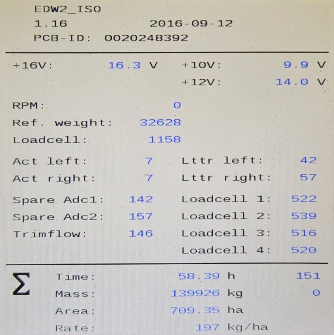 Used Kverneland Exacta-TL Fertiliser Spreader