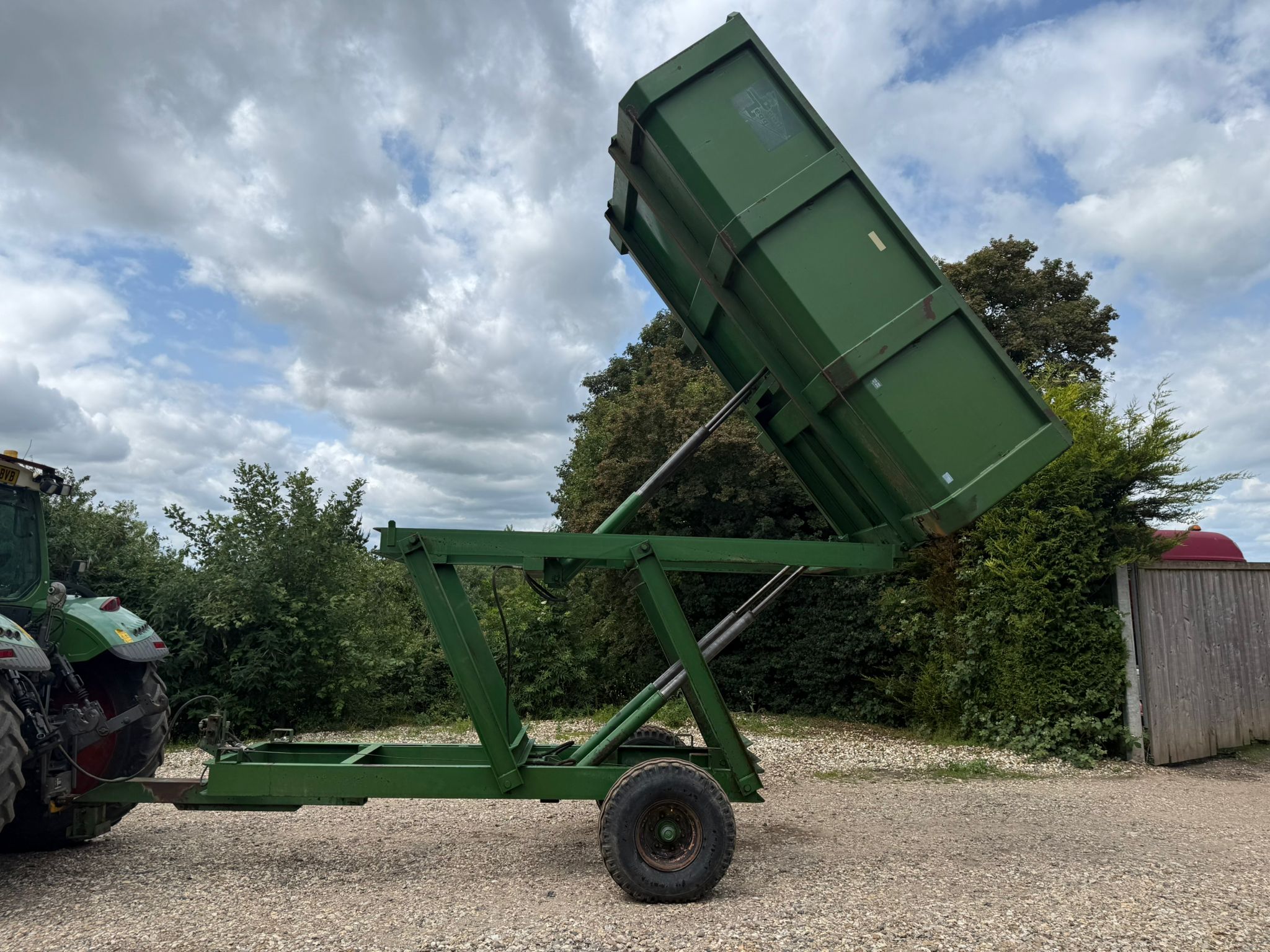 Used Brian Legg High Lift Tipping Trailer