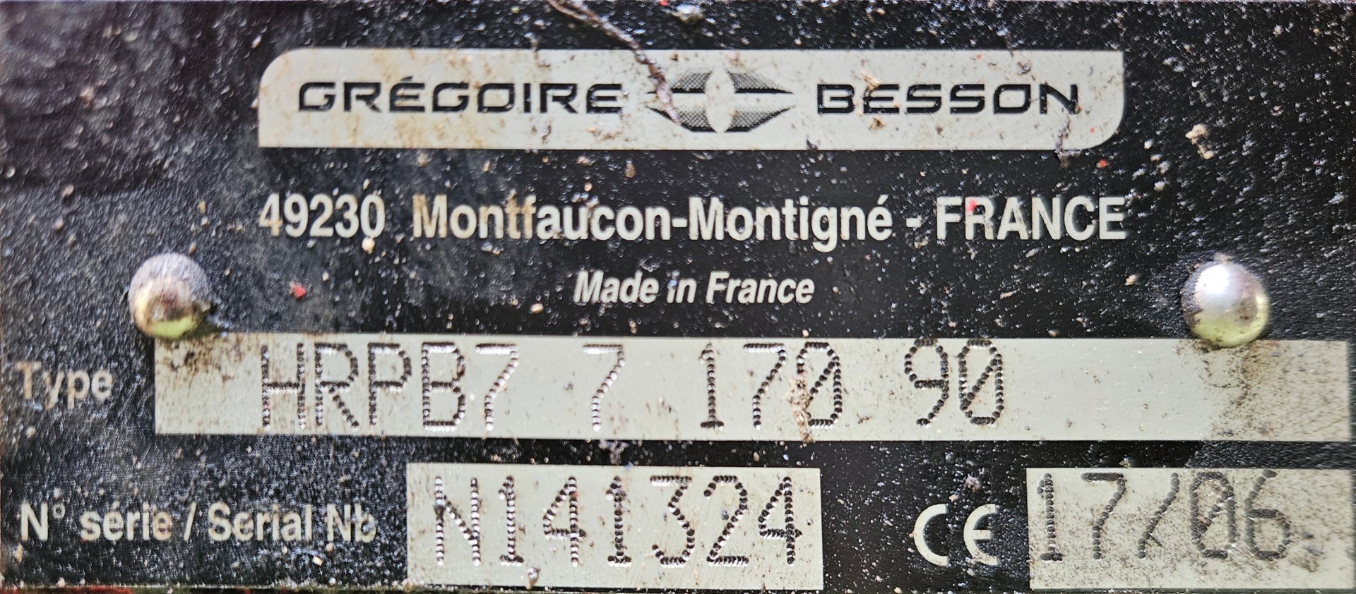 Used Gregoire Besson Plough