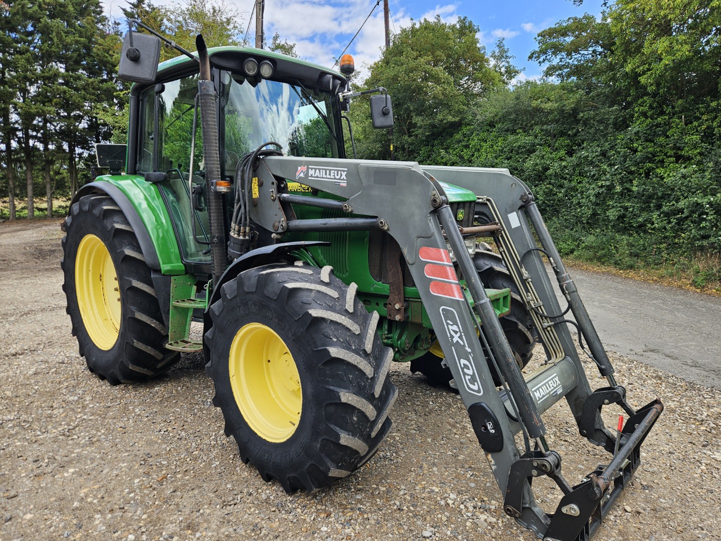 Used John Deere 6420 4wd Tractor